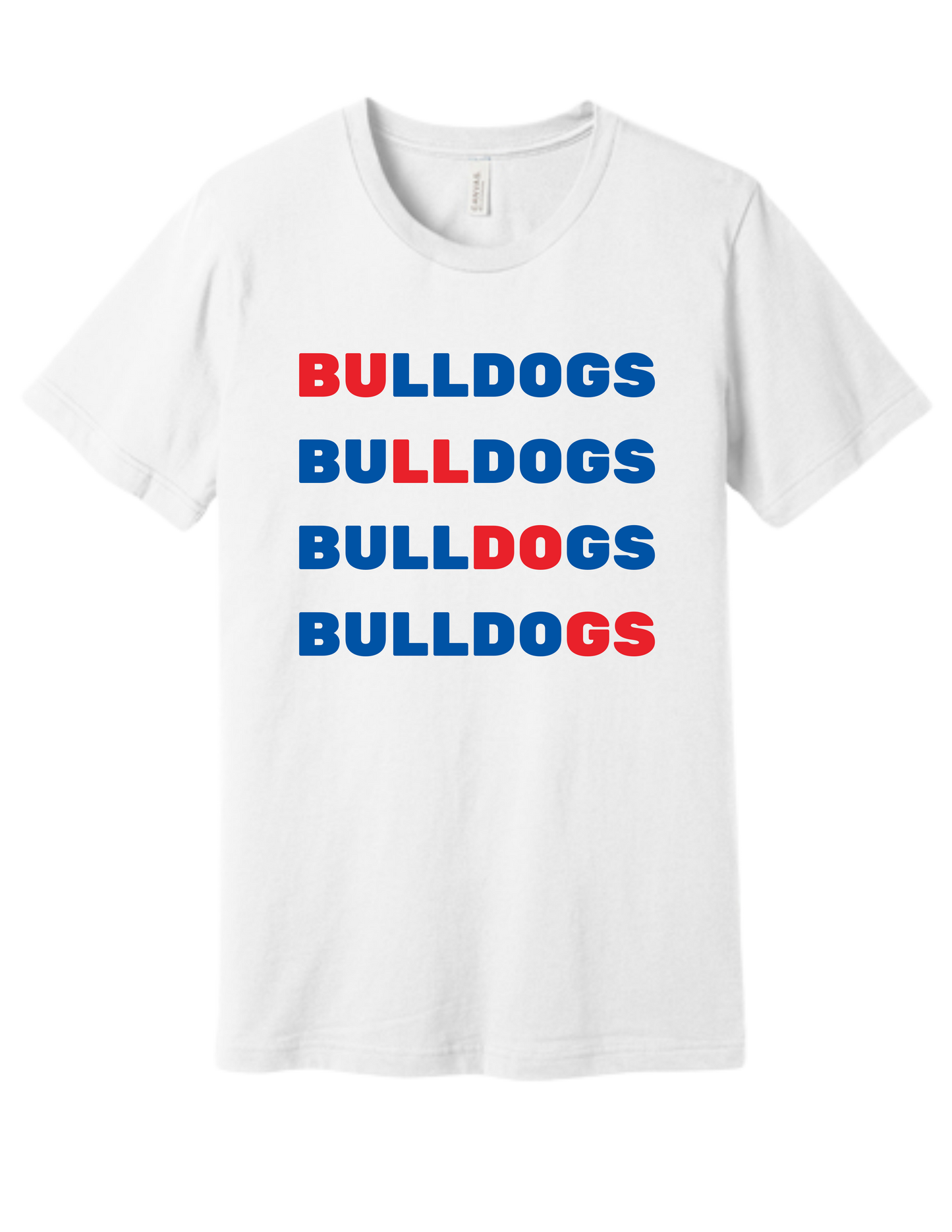 Diagonal Bulldogs T-Shirt
